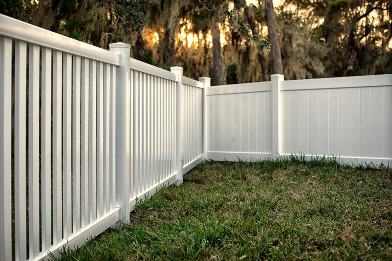 Vinyl Fence Close-up