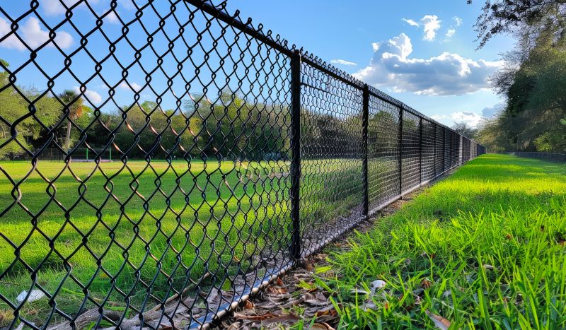 Chain-Link Fence for Commercial Property