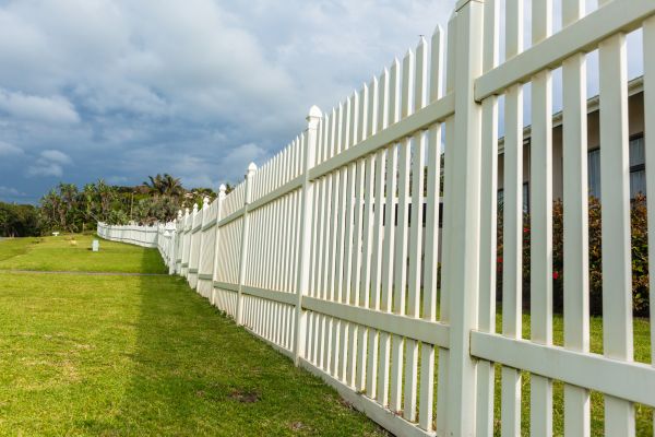 White Vinyl Fence Installation Service